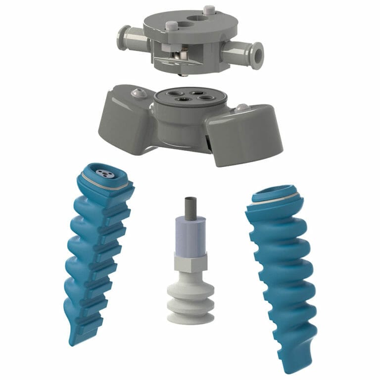 attachment for suction cups to softgripper