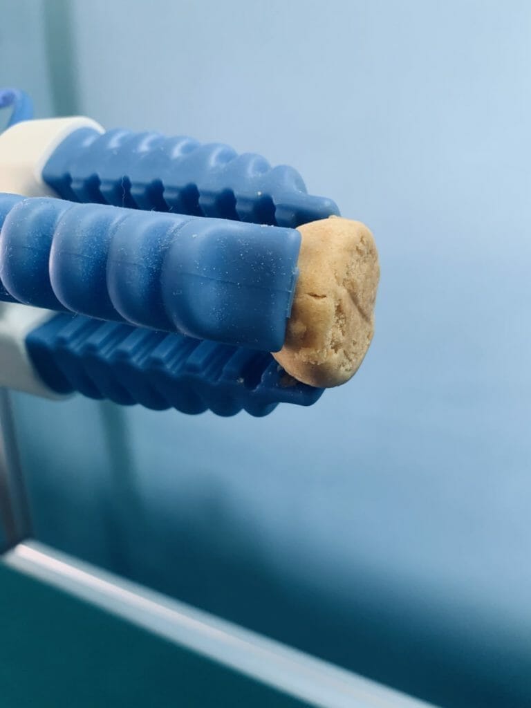 Greifer für gebackene Kekse, der zum Vereinzeln von Produkten verwendet wird