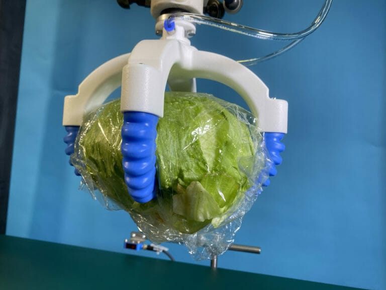 customer specific salad gripper for delta robots