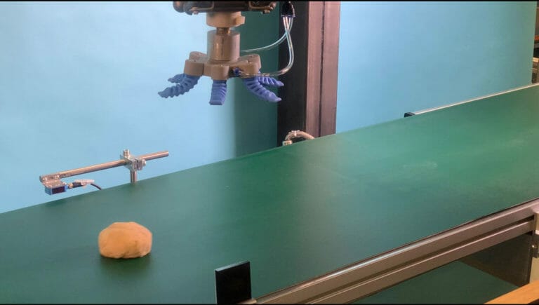 the final concept for a high speed dough gripper for delta robots
