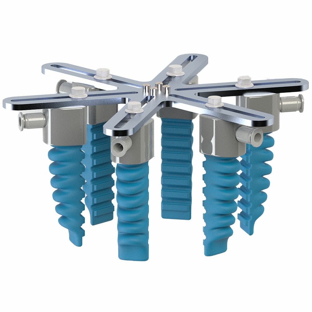 SoftActuator 7 une pince pour manipuler des pâtes de tailles multiples