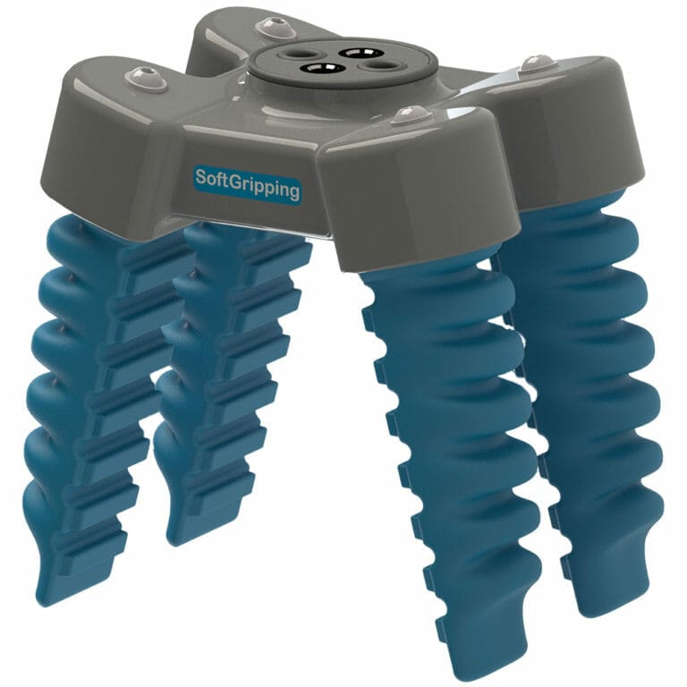 SoftGripper 8 pinza ancha con espacio entre las mandíbulas